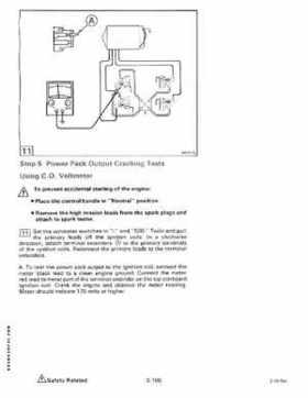 1985 Johnson/Evinrude 2 thru V-6 models service repair manual final edition P/N 507508, Page 297