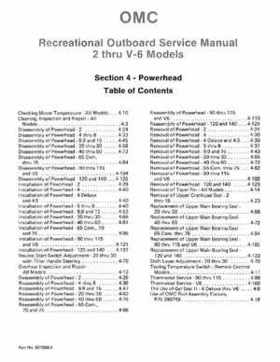 1985 Johnson/Evinrude 2 thru V-6 models service repair manual final edition P/N 507508, Page 305