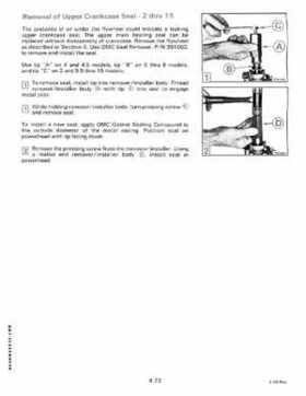 1985 Johnson/Evinrude 2 thru V-6 models service repair manual final edition P/N 507508, Page 325