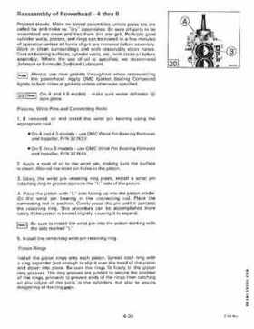 1985 Johnson/Evinrude 2 thru V-6 models service repair manual final edition P/N 507508, Page 338