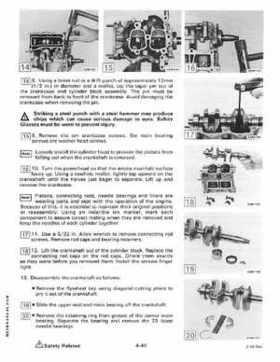 1985 Johnson/Evinrude 2 thru V-6 models service repair manual final edition P/N 507508, Page 347