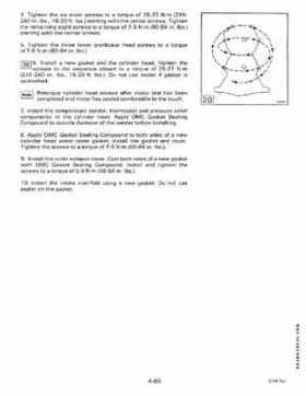 1985 Johnson/Evinrude 2 thru V-6 models service repair manual final edition P/N 507508, Page 380