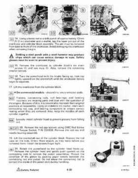 1985 Johnson/Evinrude 2 thru V-6 models service repair manual final edition P/N 507508, Page 386