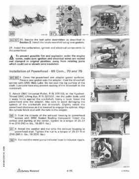 1985 Johnson/Evinrude 2 thru V-6 models service repair manual final edition P/N 507508, Page 395