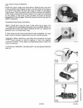 1985 Johnson/Evinrude 2 thru V-6 models service repair manual final edition P/N 507508, Page 412