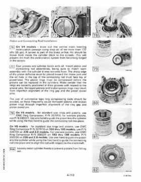 1985 Johnson/Evinrude 2 thru V-6 models service repair manual final edition P/N 507508, Page 413