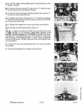 1985 Johnson/Evinrude 2 thru V-6 models service repair manual final edition P/N 507508, Page 424