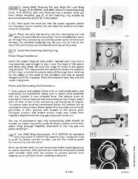 1985 Johnson/Evinrude 2 thru V-6 models service repair manual final edition P/N 507508, Page 430
