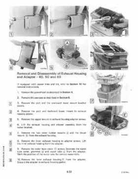 1985 Johnson/Evinrude 2 thru V-6 models service repair manual final edition P/N 507508, Page 469