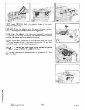 1985 Johnson/Evinrude 2 thru V-6 models service repair manual final edition P/N 507508, Page 487