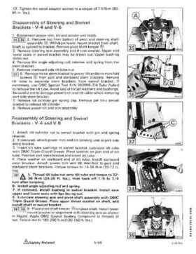 1985 Johnson/Evinrude 2 thru V-6 models service repair manual final edition P/N 507508, Page 490