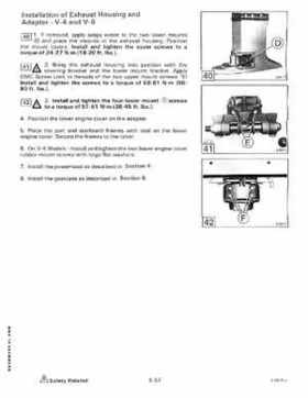 1985 Johnson/Evinrude 2 thru V-6 models service repair manual final edition P/N 507508, Page 491