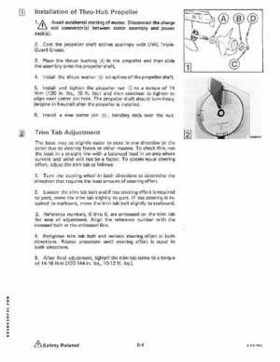 1985 Johnson/Evinrude 2 thru V-6 models service repair manual final edition P/N 507508, Page 495