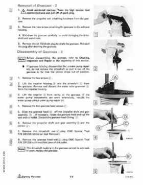 1985 Johnson/Evinrude 2 thru V-6 models service repair manual final edition P/N 507508, Page 497