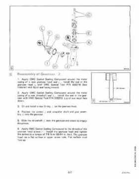 1985 Johnson/Evinrude 2 thru V-6 models service repair manual final edition P/N 507508, Page 498