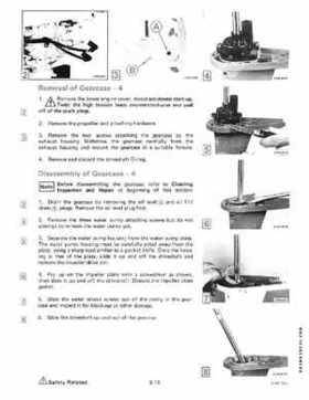1985 Johnson/Evinrude 2 thru V-6 models service repair manual final edition P/N 507508, Page 502