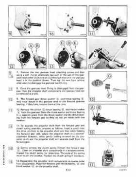 1985 Johnson/Evinrude 2 thru V-6 models service repair manual final edition P/N 507508, Page 503