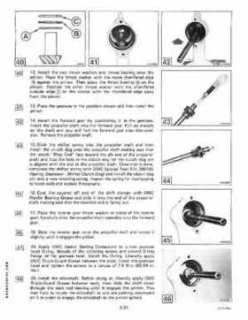 1985 Johnson/Evinrude 2 thru V-6 models service repair manual final edition P/N 507508, Page 515