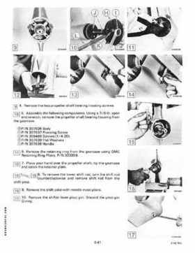 1985 Johnson/Evinrude 2 thru V-6 models service repair manual final edition P/N 507508, Page 531