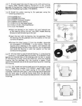 1985 Johnson/Evinrude 2 thru V-6 models service repair manual final edition P/N 507508, Page 534