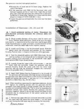 1985 Johnson/Evinrude 2 thru V-6 models service repair manual final edition P/N 507508, Page 541