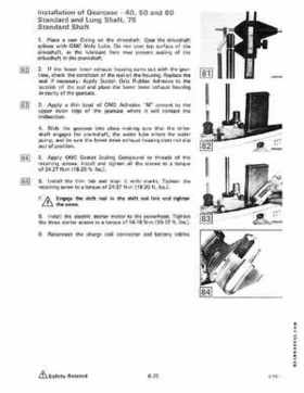 1985 Johnson/Evinrude 2 thru V-6 models service repair manual final edition P/N 507508, Page 560