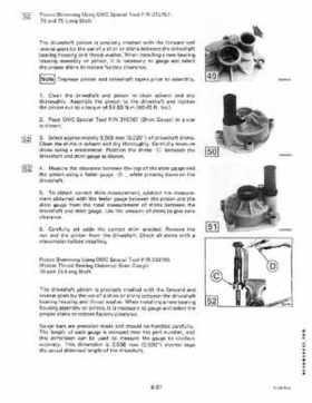 1985 Johnson/Evinrude 2 thru V-6 models service repair manual final edition P/N 507508, Page 570