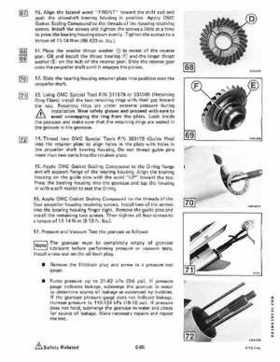 1985 Johnson/Evinrude 2 thru V-6 models service repair manual final edition P/N 507508, Page 574
