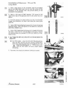 1985 Johnson/Evinrude 2 thru V-6 models service repair manual final edition P/N 507508, Page 576