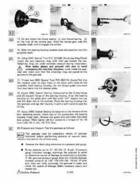 1985 Johnson/Evinrude 2 thru V-6 models service repair manual final edition P/N 507508, Page 594