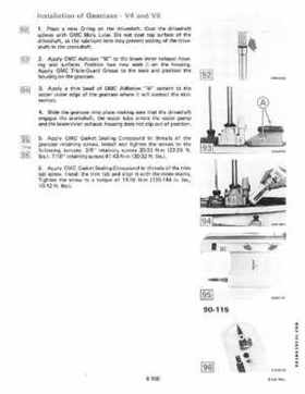 1985 Johnson/Evinrude 2 thru V-6 models service repair manual final edition P/N 507508, Page 596