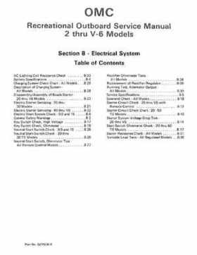 1985 Johnson/Evinrude 2 thru V-6 models service repair manual final edition P/N 507508, Page 625