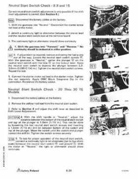 1985 Johnson/Evinrude 2 thru V-6 models service repair manual final edition P/N 507508, Page 649