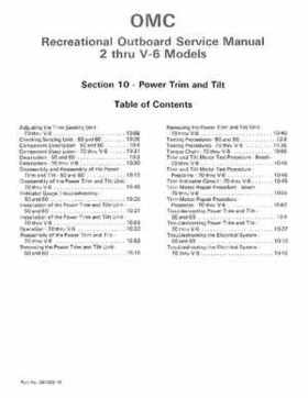 1985 Johnson/Evinrude 2 thru V-6 models service repair manual final edition P/N 507508, Page 693