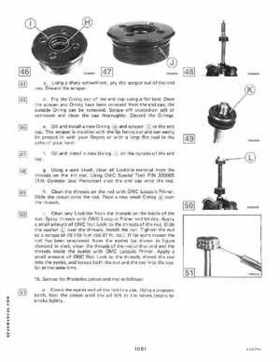 1985 Johnson/Evinrude 2 thru V-6 models service repair manual final edition P/N 507508, Page 741