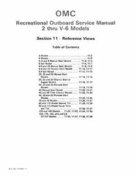 1985 Johnson/Evinrude 2 thru V-6 models service repair manual final edition P/N 507508, Page 757