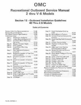 1985 Johnson/Evinrude 2 thru V-6 models service repair manual final edition P/N 507508, Page 827