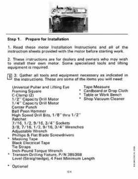 1985 Johnson/Evinrude 2 thru V-6 models service repair manual final edition P/N 507508, Page 830