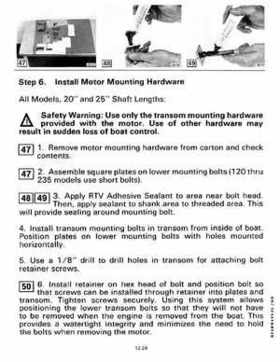 1985 Johnson/Evinrude 2 thru V-6 models service repair manual final edition P/N 507508, Page 850