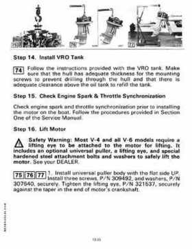 1985 Johnson/Evinrude 2 thru V-6 models service repair manual final edition P/N 507508, Page 859