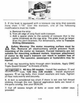1985 Johnson/Evinrude 2 thru V-6 models service repair manual final edition P/N 507508, Page 862