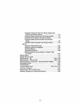 1985 OMC 65, 100 and 155 HP Models Commercial Service Repair manual, PN 507450-D, Page 6