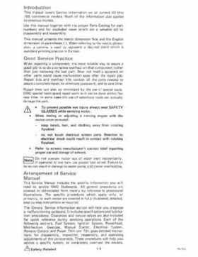 1985 OMC 65, 100 and 155 HP Models Commercial Service Repair manual, PN 507450-D, Page 8