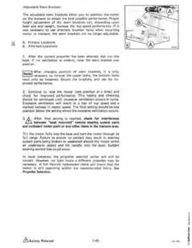1985 OMC 65, 100 and 155 HP Models Commercial Service Repair manual, PN 507450-D, Page 53