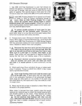 1985 OMC 65, 100 and 155 HP Models Commercial Service Repair manual, PN 507450-D, Page 57