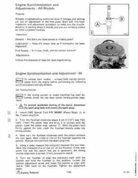 1985 OMC 65, 100 and 155 HP Models Commercial Service Repair manual, PN 507450-D, Page 64