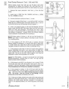 1985 OMC 65, 100 and 155 HP Models Commercial Service Repair manual, PN 507450-D, Page 100