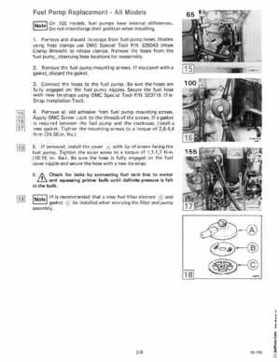 1985 OMC 65, 100 and 155 HP Models Commercial Service Repair manual, PN 507450-D, Page 101