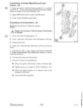 1985 OMC 65, 100 and 155 HP Models Commercial Service Repair manual, PN 507450-D, Page 123