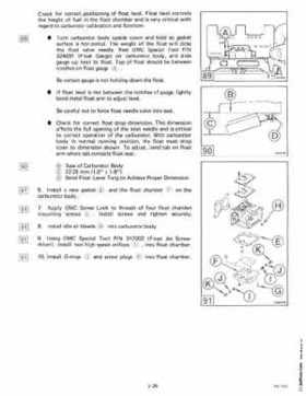 1985 OMC 65, 100 and 155 HP Models Commercial Service Repair manual, PN 507450-D, Page 129